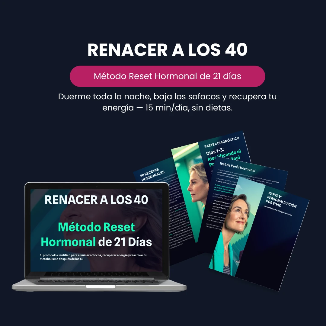 Mockup del e-book Renace a los 40
