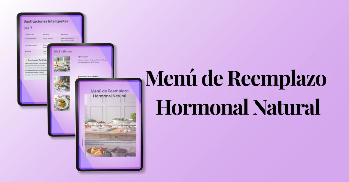 Cardápio de Reposición Hormonal Natural
