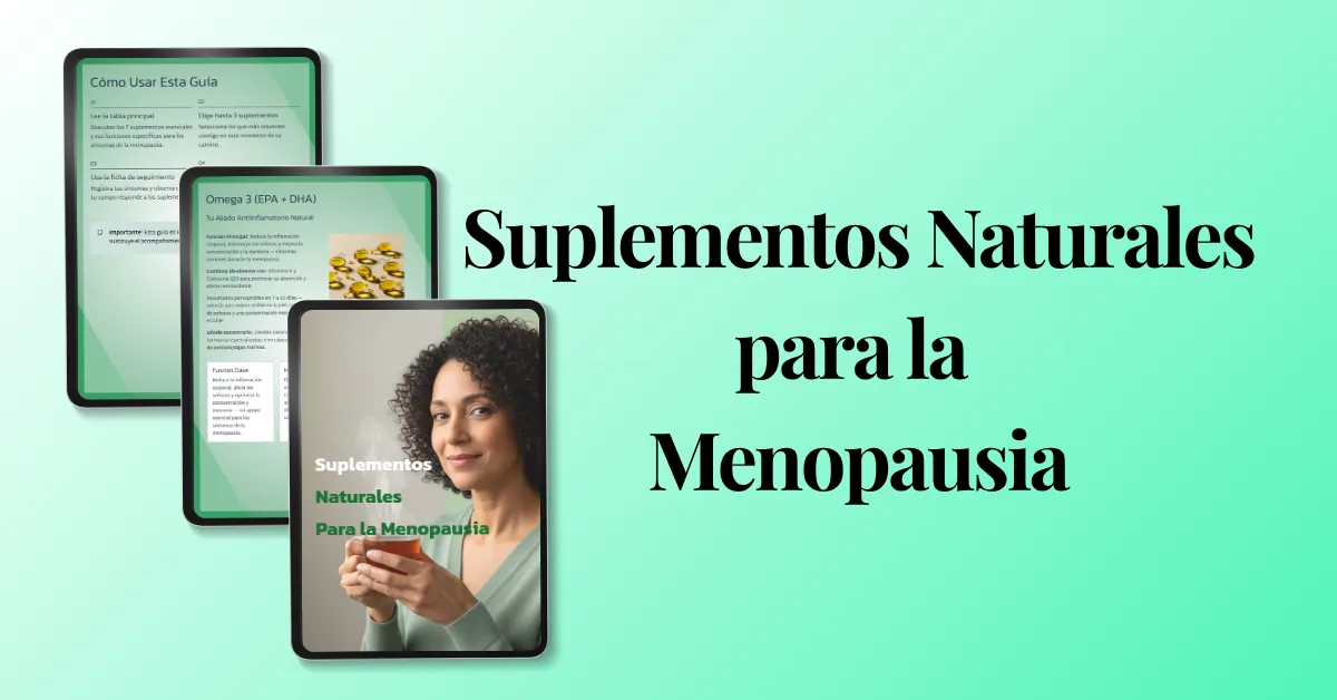 Capa do Guia de Suplementos Naturais Para Menopausa
